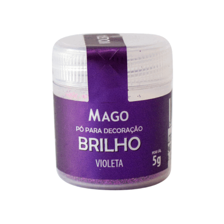 PO BRILHANTE P/ DECORACAO MAGO VIOLETA BRILHO 5 GR