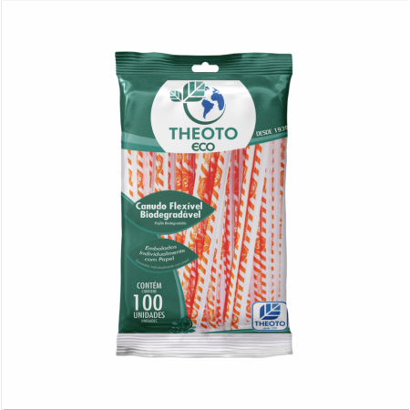 CANUDOS PLASTICOS THEOTO BIOD. FLEXIVEL C/100 UN
