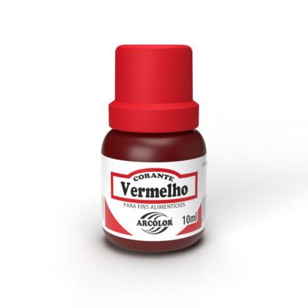 CORANTE LIQUIDO ARCOLOR 10 ML VERMELHO