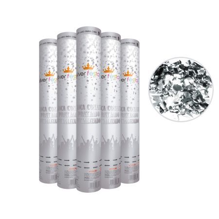 MEGA FESTA SILVER FESTAS 30 CM PRATEADO METALIZADO