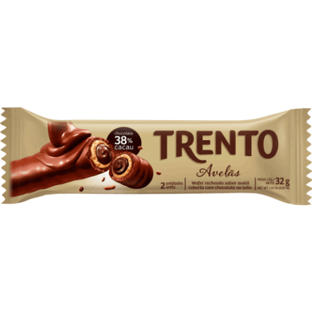 WAFFER PECCIN TRENTO AVELA AO LEITE 29 GR UNITARIO