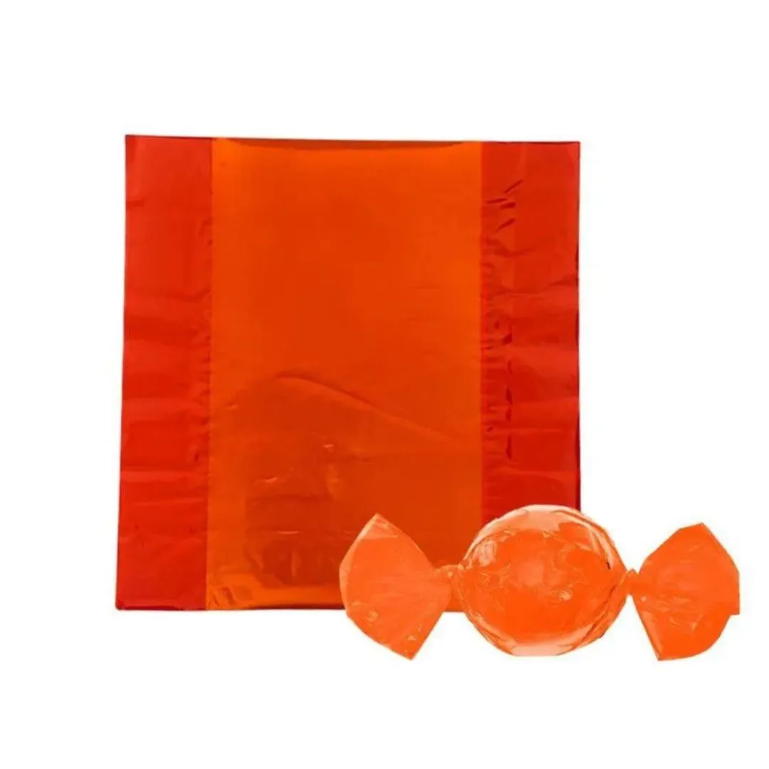 EMBALAGEM P/ TRUFFAS 15X16 LUCKY FEST LARANJA