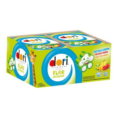 BALA DE GELATINA DORI REGALIZ FLOR 12X15 GR