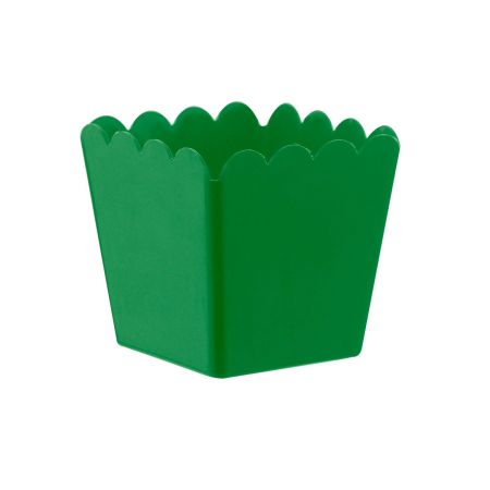 CACHEPOT MIRANDINHA PLASTICO VERDE BANDEIRA UNITARIO
