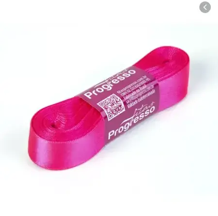 FITA PROGRESSO CETIM 22 MM X 10 MT COR 279 ROSA CITRICO