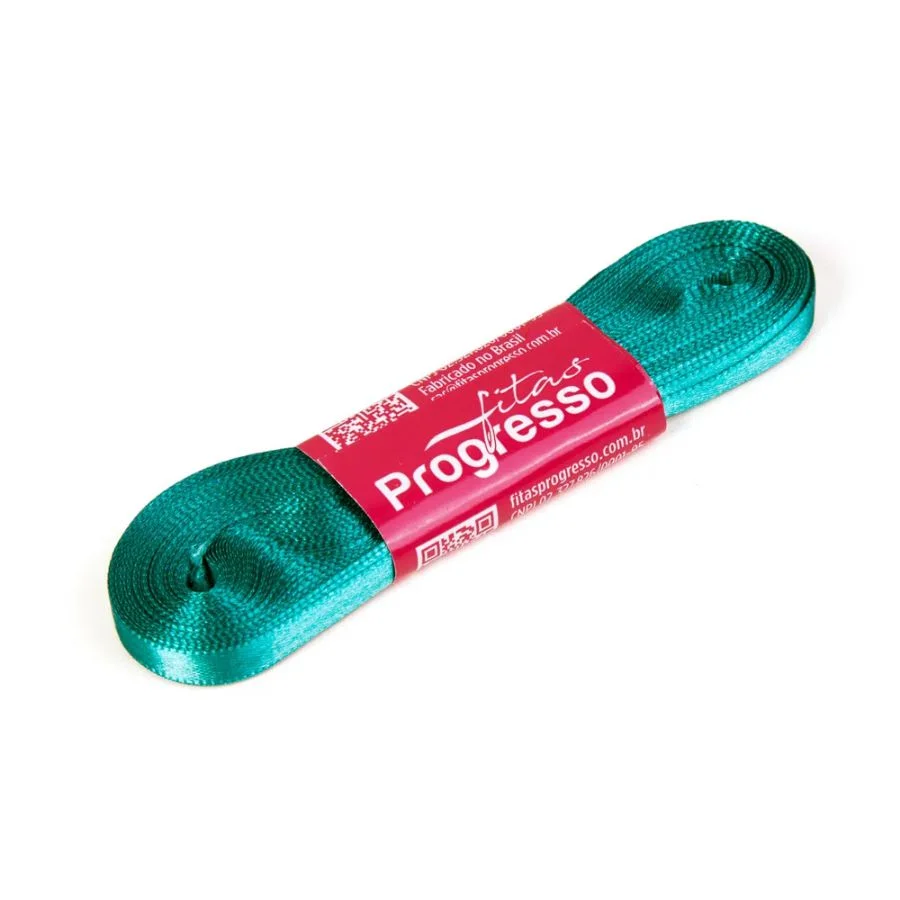 FITA PROGRESSO CETIM 07 MM X 10 MT COR 1102 JADE