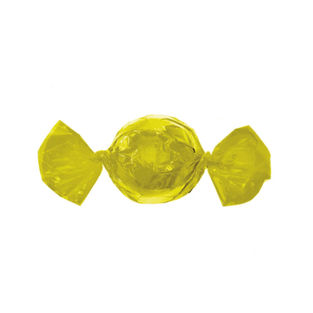EMBALAGEM P/ TRUFFAS 14,5X15,5 CROMUS LISO AMARELO