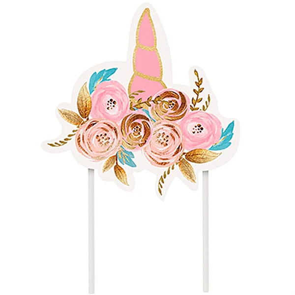 TOPO DE BOLO CROMUS ESPETO CURTO UNICORNIO C/01 UN