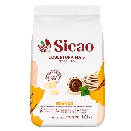 COBERTURA SICAO MAIS GOTAS BRANCO 1,01 KG