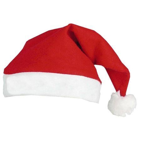 NATAL GORRO PAPAI NOEL FELTRO UNITARIO MASTER CHISTMANS