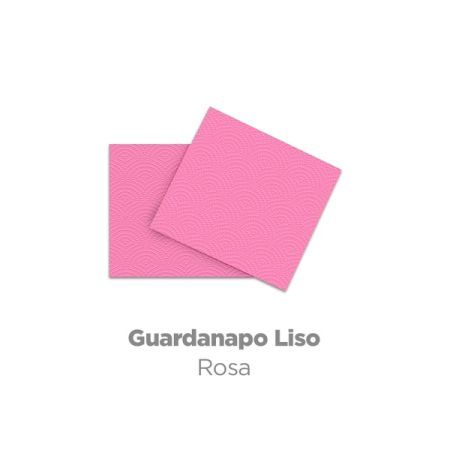 GUARDANAPO PLAC 19,5 X 21,5 ROSA C/ 50 UN