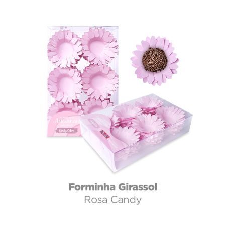 FORMINHA DEC PLAC GIRASSOL ROSA CANDY C/40 UN