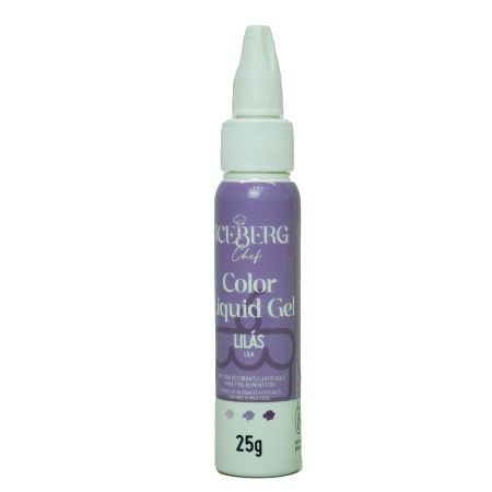 CORANTE LIQUID GEL ICEBERG 25 GR LILAS