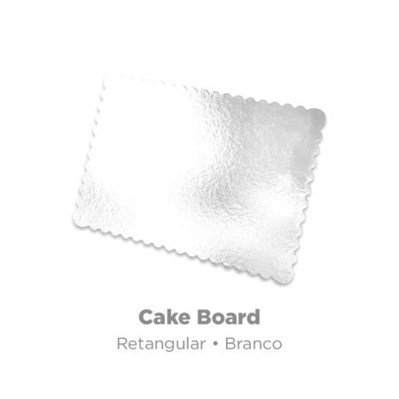DISCO LAMINADO CAKEBOARD PLAC RET 32,3X41,8 CM BRANCO