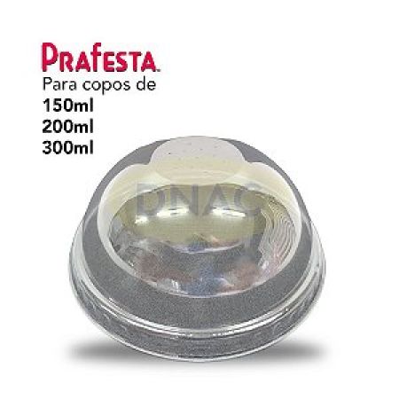 TAMPA COPO BOLHA PRAFESTA 150/200/300 ML C/50 UN