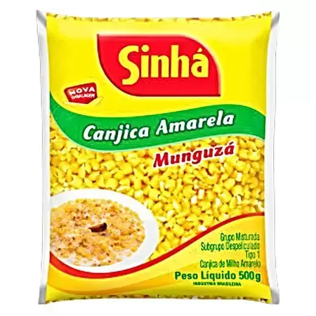 CANJICA DE MILHO AMARELA SINHA 500 GR