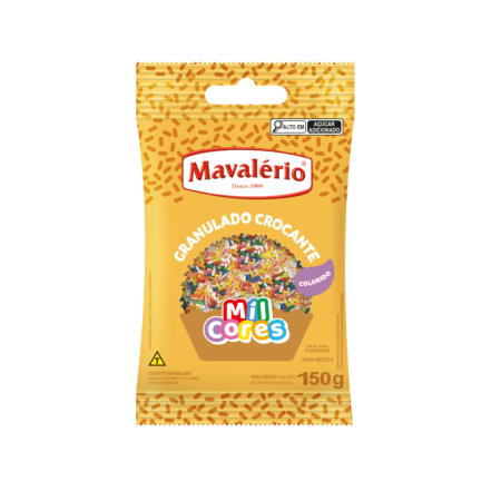 GRANULADO MIL CORES CROCANTE 150 GR COLORIDO