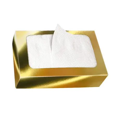 GUARDANAPO KAIXOTE 20 X 16 C/ CAIXA LAMINADO DOURADO C/40 UN