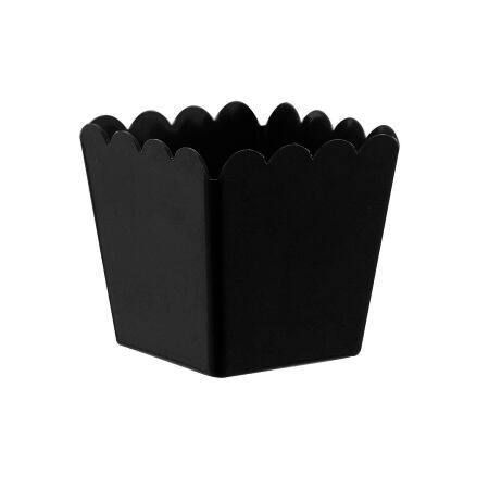 CACHEPOT MIRANDINHA PLASTICO PRETO UNITARIO