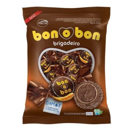 BOMBOM ARCOR BONOBON 750 GR BRIGADEIRO