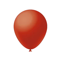 BALOES FEST BALL 12 VERMELHO C/25 UN