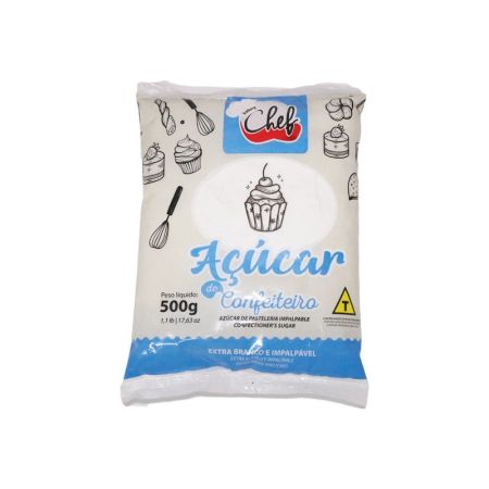 ACUCAR CONFEITEIRO ICEBERG 500 GR