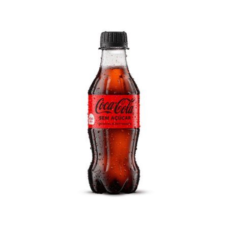 REFRIGERANTE COCA COLA ZERO PET 200 ML