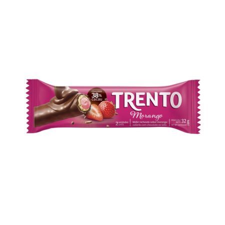 WAFFER PECCIN TRENTO MORANGO 29 GR UNITARIO