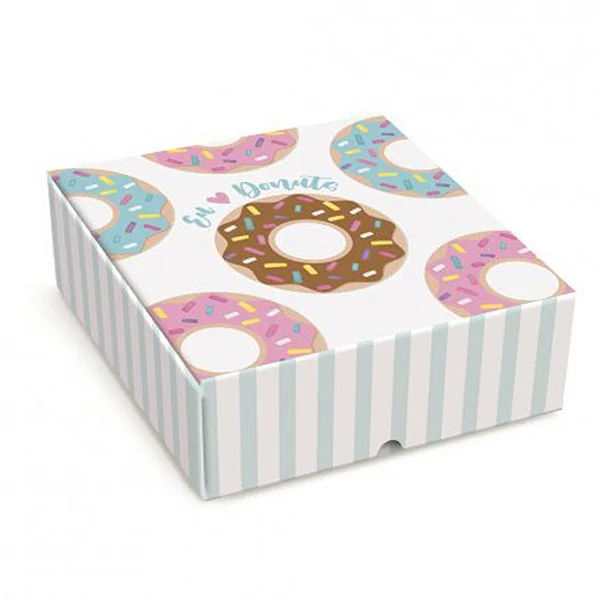 CAIXA PARA DONUTS CROMUS 10,5X10,5X5 UNITARIO
