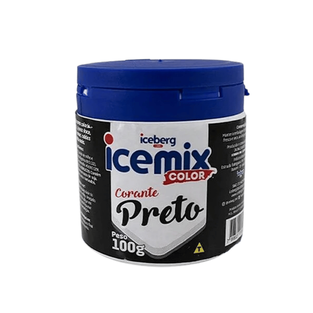 CORANTE EM PO ICEBERG ICEMIX 100 GR PRETO