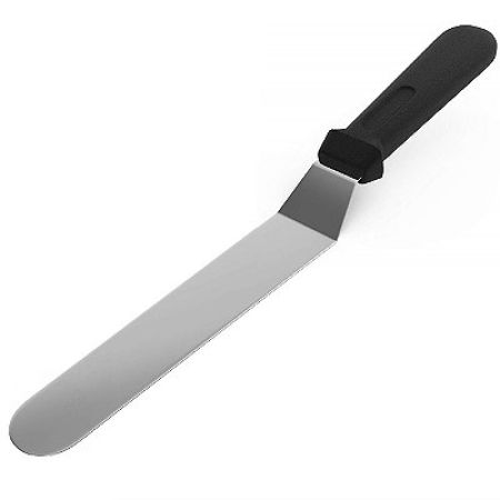 ESPATULA P/ CONFEITEIRO SILVER INOX CURVA 32 CM