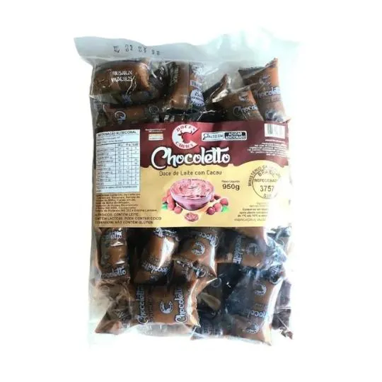 DOCE DE LEITE CARACU SACHE 950 GR CHOCOLETTO C/30 UN