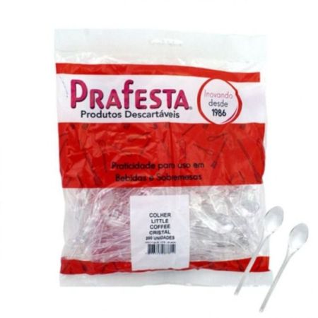 PAZINHA LITTLE COFFEE PRAFESTA CRISTAL C/100 UN