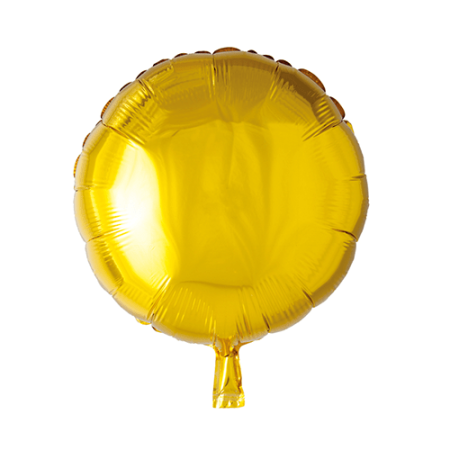 BALOES METALIZADOS SILVER REDONDO 12" DOURADO