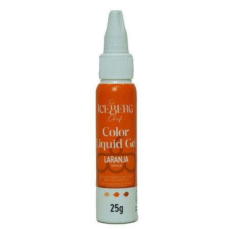 CORANTE LIQUID GEL ICEBERG 25 GR LARANJA