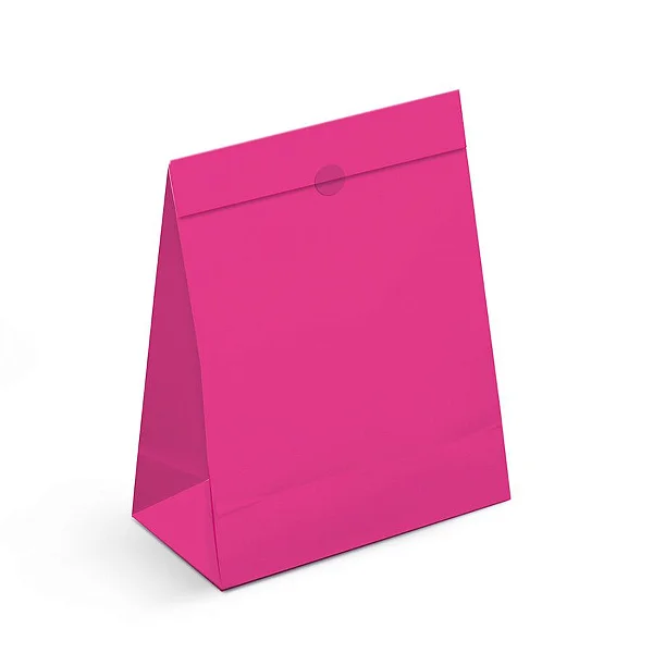 SACO PAPEL P/PRESENTE CROMUS GG 41X32,5X13 PINK CORE C/1 UN