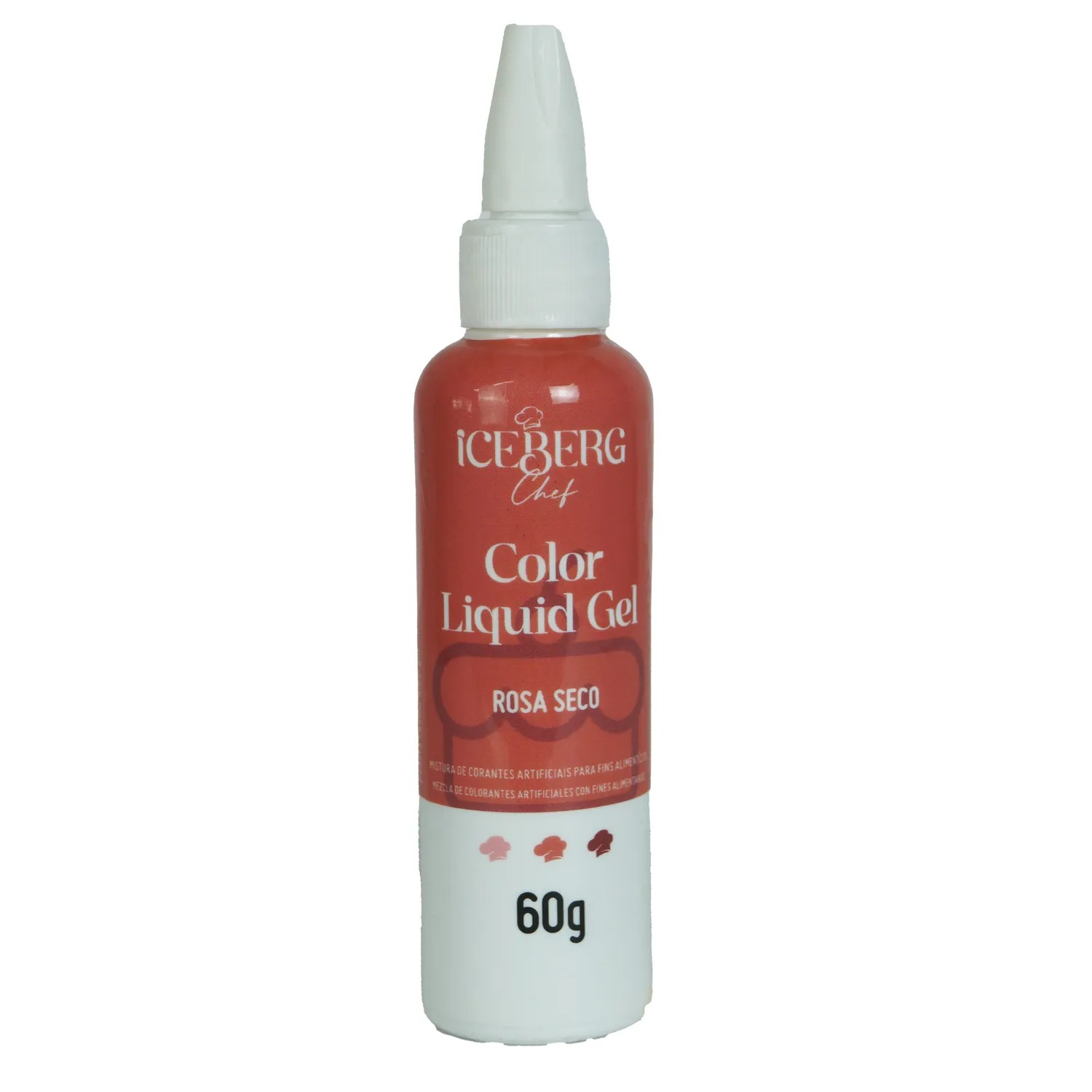 CORANTE LIQUID GEL ICEBERG 60 GR ROSA SECO