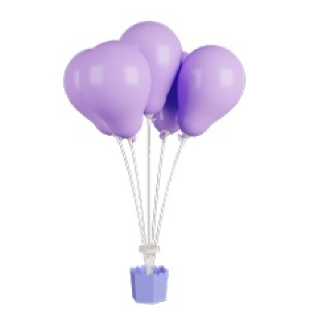 CACHEPOT GRINTOY 05 HASTES LILAS