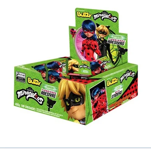 CHICLE RICLAN BUZZY LADYBUG HORTELA C/100 UN