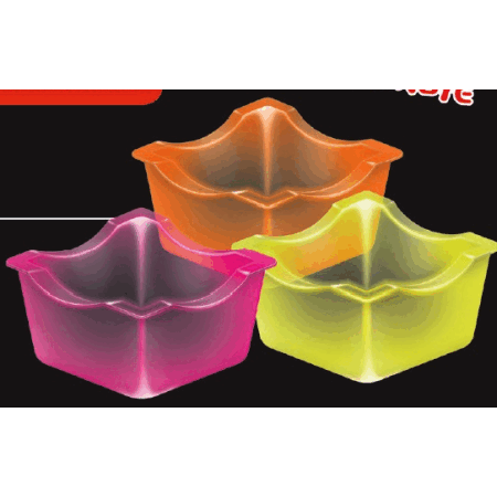 FORMINHA TERMOFORMADA KAIXOTE ROSA FLUORESCENTE C/50 UN