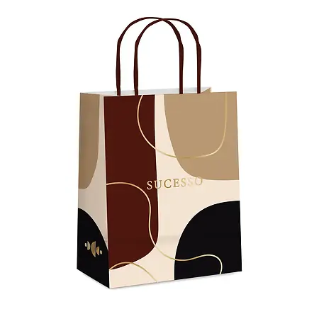 SACOLA DE PAPEL CROMUS G 32X26,5X13 CM ESSENCE