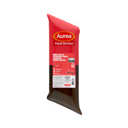 GEL AUREA BRILHO E COB MORANGO 1,01 KG