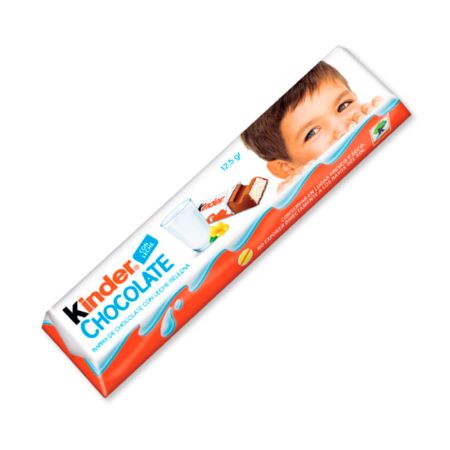CHOCOLATE BARRINHA KINDER 12,5 GR UNITARIO