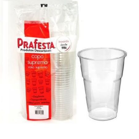 COPO DESCARTAVEL PRAFESTA 300 ML SUPREMO C/40 UN