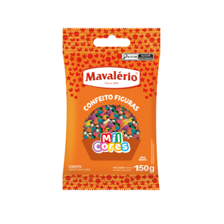 CONFEITO FIGURA MAVALERIO CONFETE 150 GR