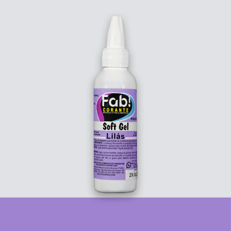 CORANTE SOFT GEL FAB 25 ML LILAS