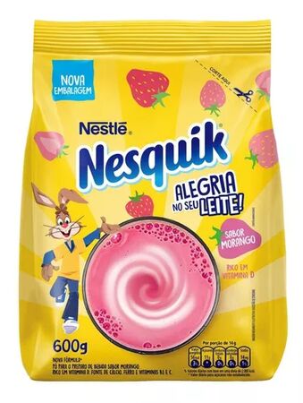 NESQUIK MORANGO SACHE 600 GR