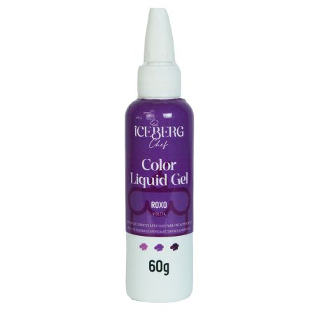 CORANTE LIQUID GEL ICEBERG 60 GR ROXO