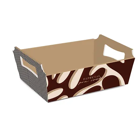 CAIXA CESTA CROMUS TAM. P 18X13X7,5 ESSENCE
