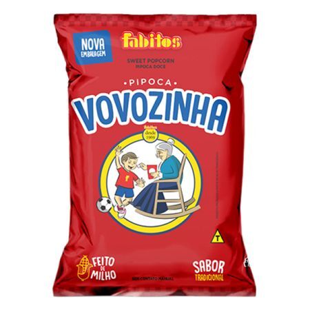 PIPOCA DOCE VOVOZINHA 150 GR UNITARIO